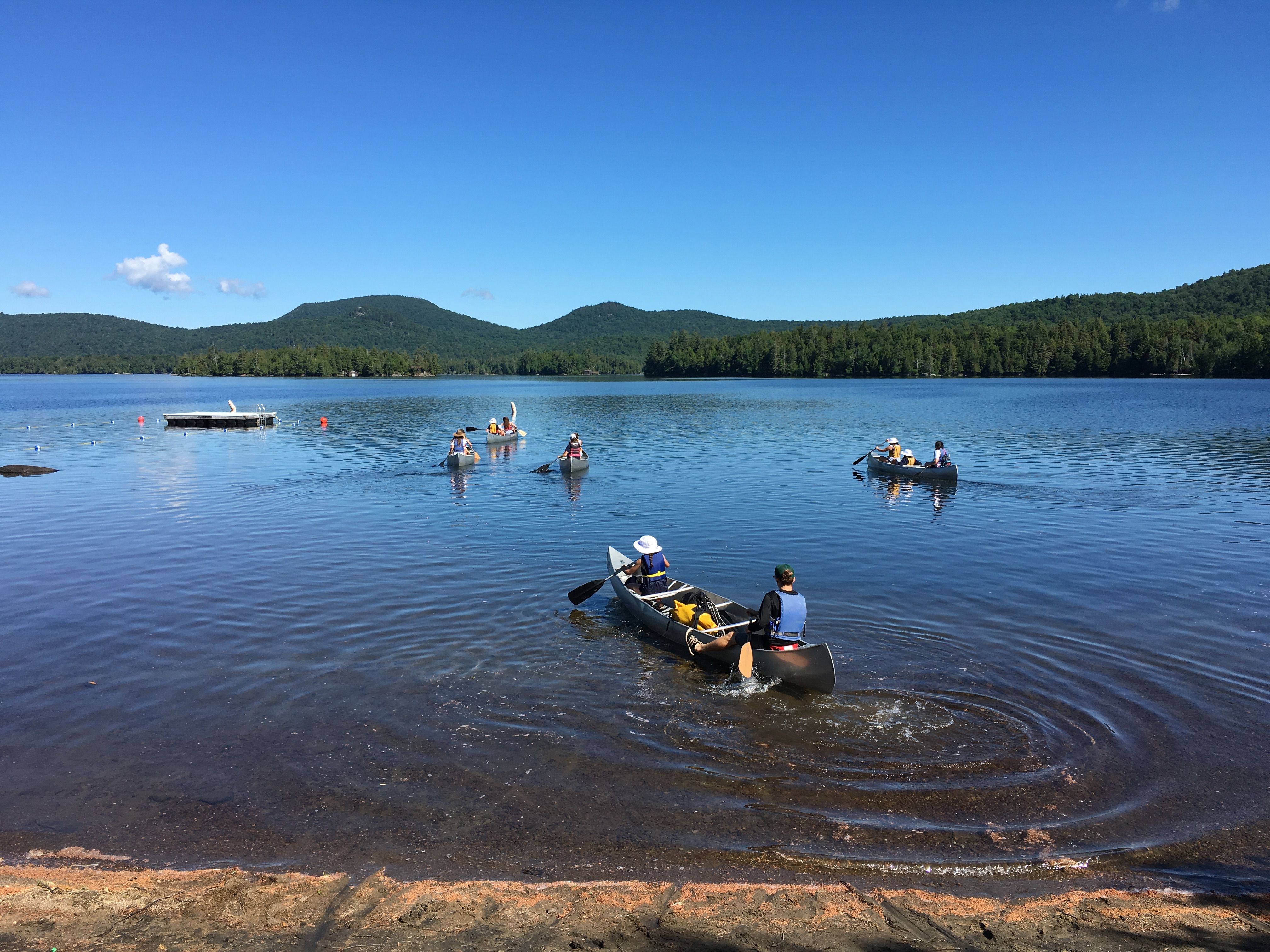 Trip Day 1 Raquette Lake Camps